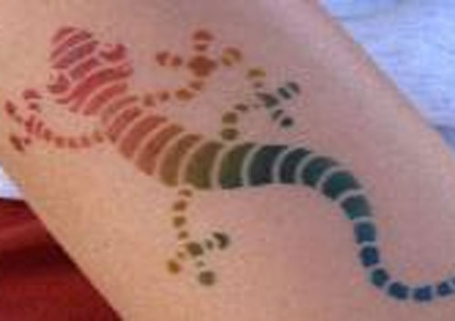 Set up a booth and apply temporary airbrush tattoos to kids.