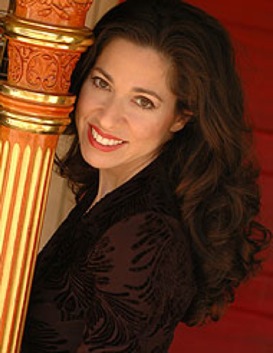 Harpist Anna Maria Mendieta
